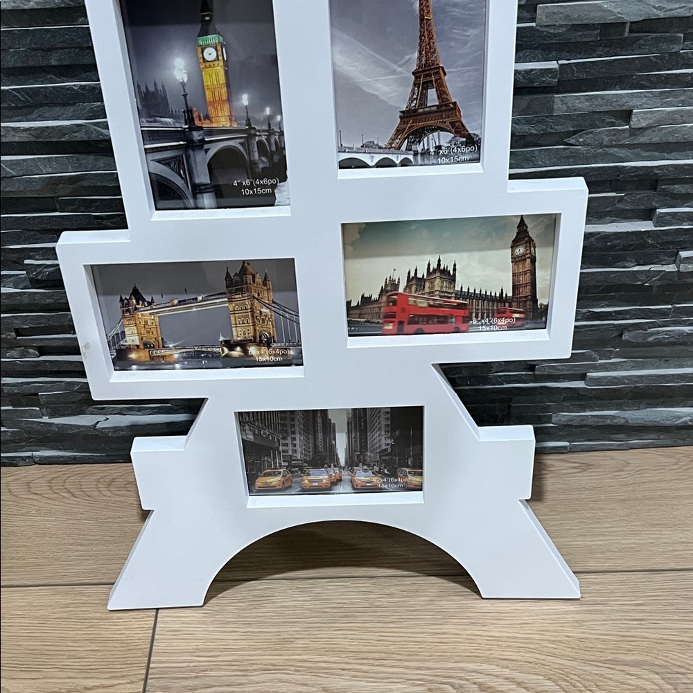 White Eiffel Tower Photo Frame - Picture 6 of 8